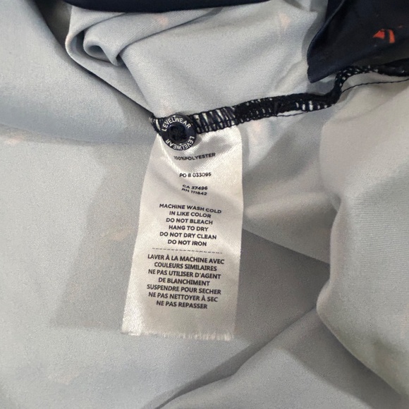 Level Wear Sz XL Poly Performance Blue Golf Houston Open MD Anderson Polo Shirt - Picture 3 of 10